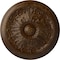 Ekena Millwork Vienna Ceiling Medallion (Fits Canopies up to 3 1/4"), 16 7/8"OD x 5/8"P, Root Beer Crackle CM17VIRBC - alternate 1